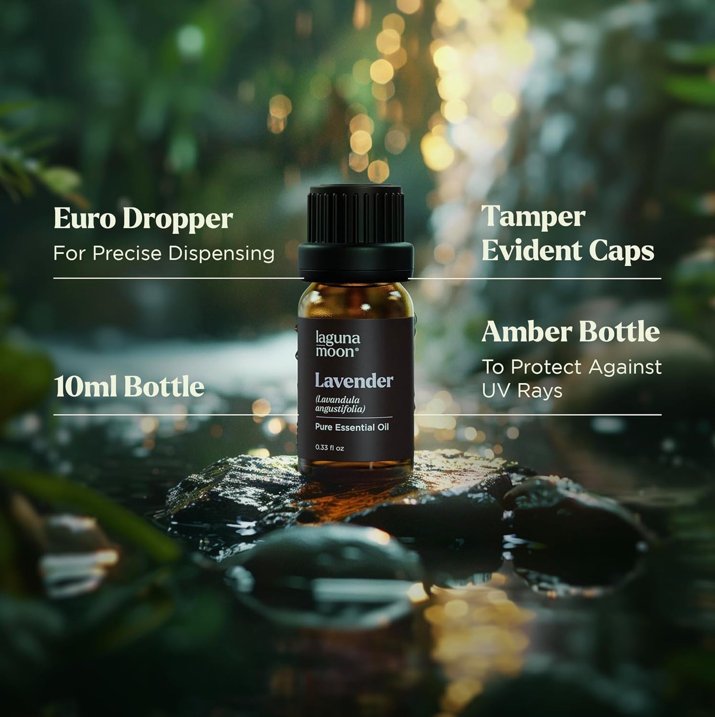 Essential Oils Christmas Set - 6 Oils for Diffusers, Home Care, Candle Making Scents, Fragrance, Aromatherapy, Humidifiers, Gifts - Peppermint, Tea Tree, Lavender, Eucalyptus, Orange (10Ml)