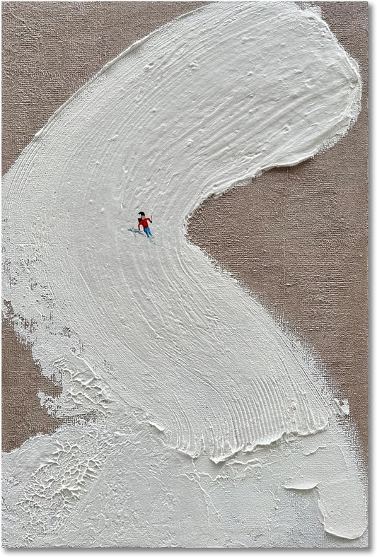 Art Minimalist Art Oil Painting Modern Abstract Art Oil Painting Home Office Corridor Wall Decoration 36X24 Inches